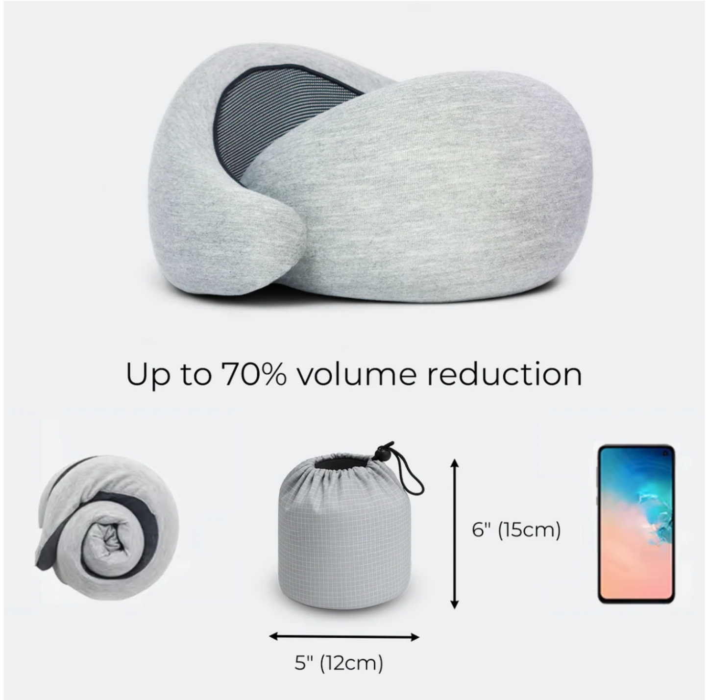 Cloud Comfort™ Travel Neck Pillow – 360° Support for Pain-Free Trips