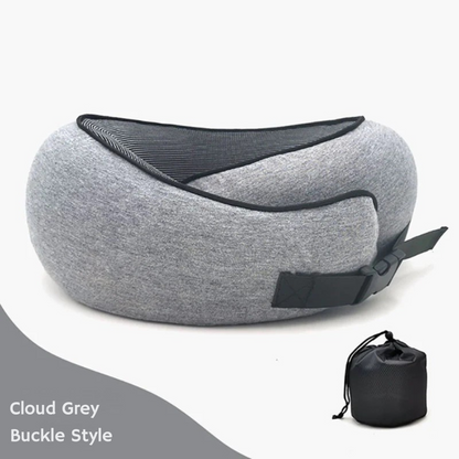Cloud Grey buckle style Cloud Comfort pillow.
