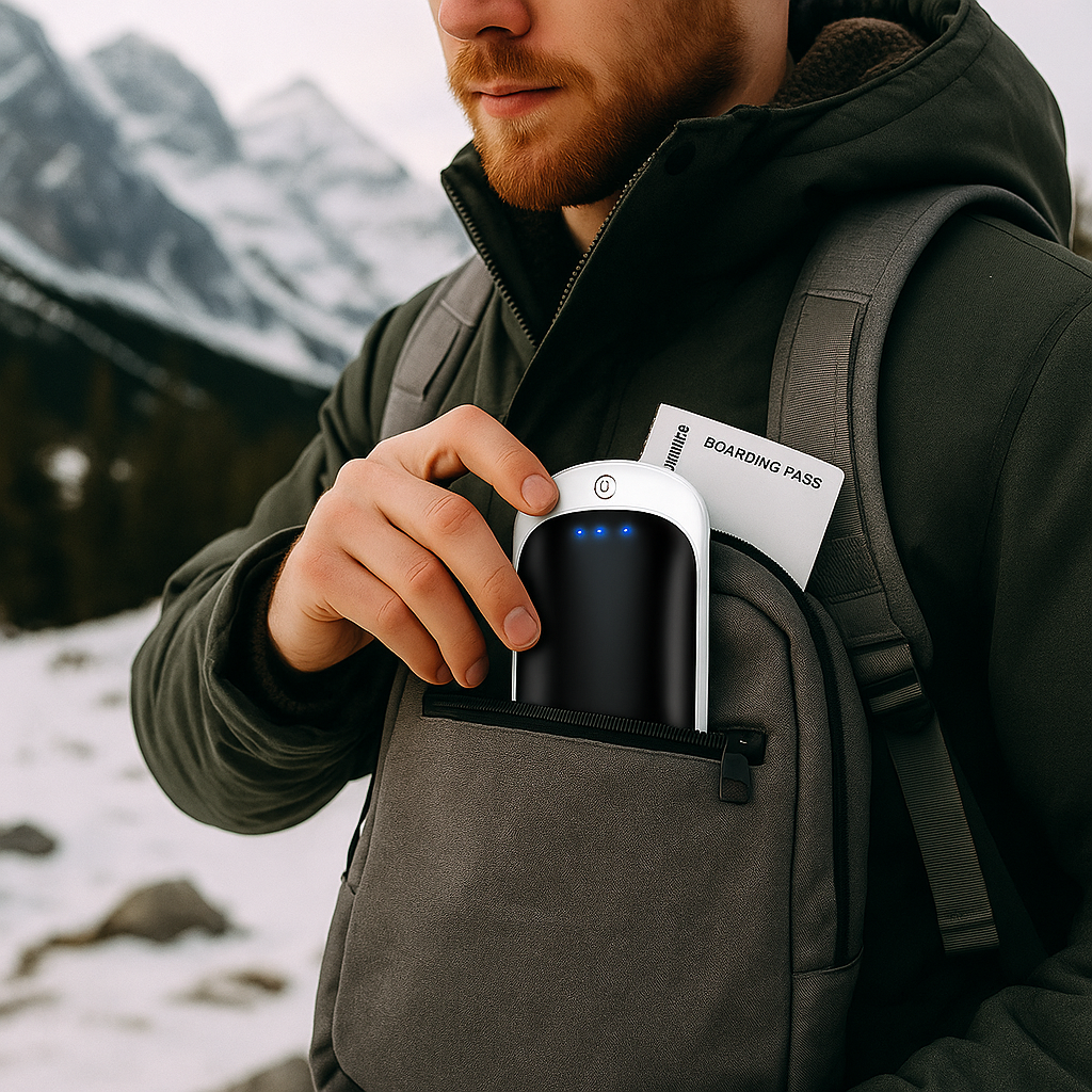 Rechargeable Hand Warmers (2-Pack) – 131°F, 10-Hr Heat