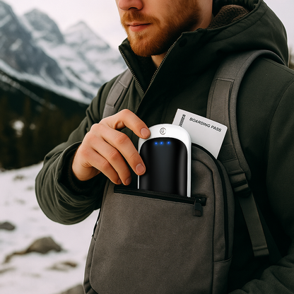 Rechargeable Hand Warmers (2-Pack) – 131°F, 10-Hr Heat