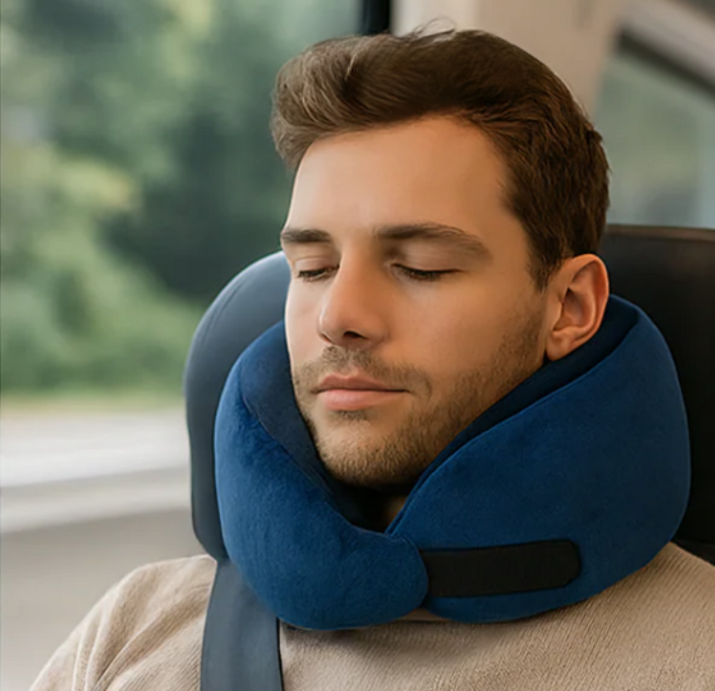 Cloud Comfort™ Travel Neck Pillow – 360° Support for Pain-Free Trips