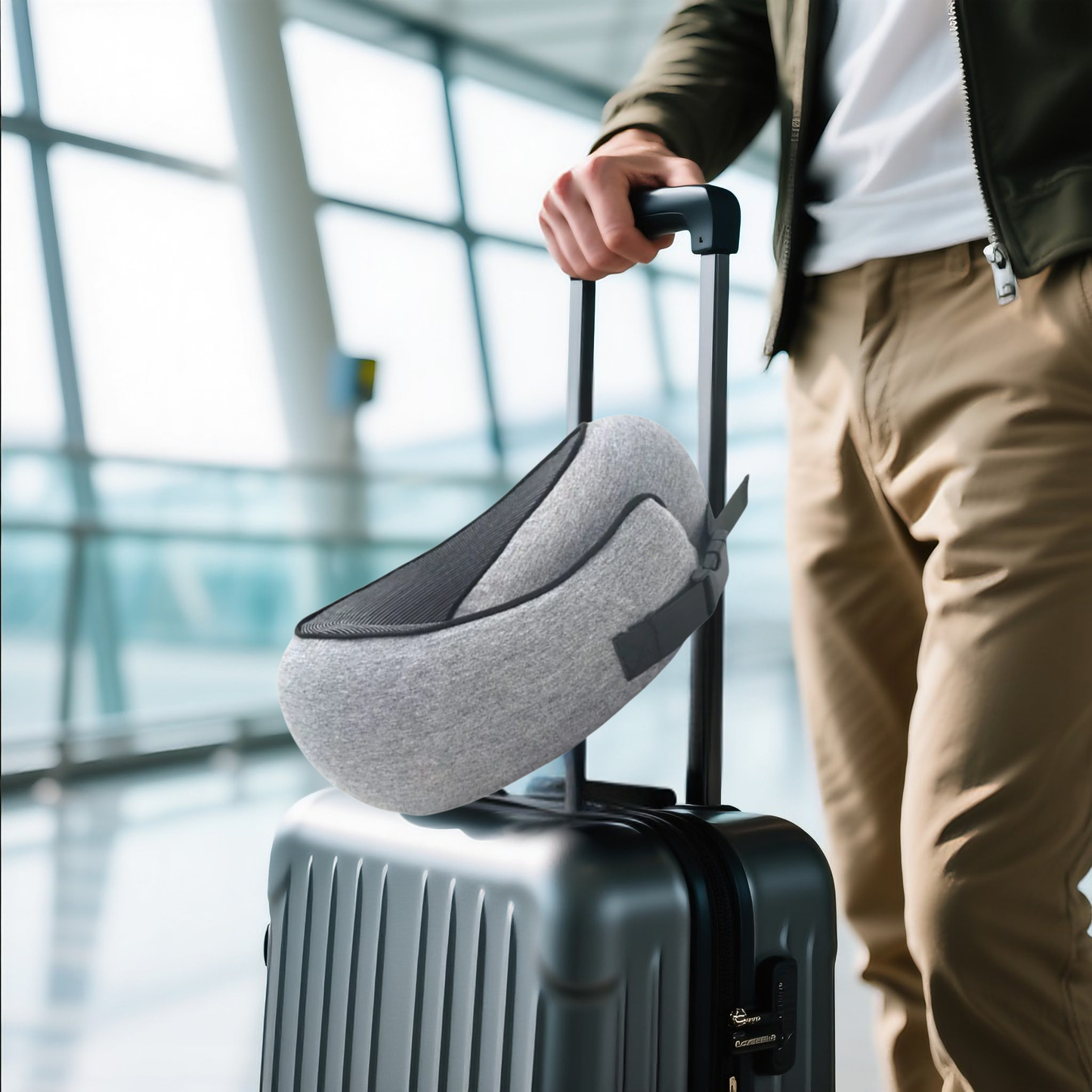 Cloud Comfort™ Travel Neck Pillow – 360° Support for Pain-Free Trips